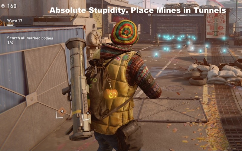 World War Z game strategy - How NOT to do mines.